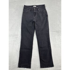 L.L. Beans Women's Black Classic Fit Denim Jeans Size 2P